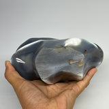 2795g, 7"x6.8"x3", Orca Agate Flame Gemstones Home Decor @Madagascar, B19526