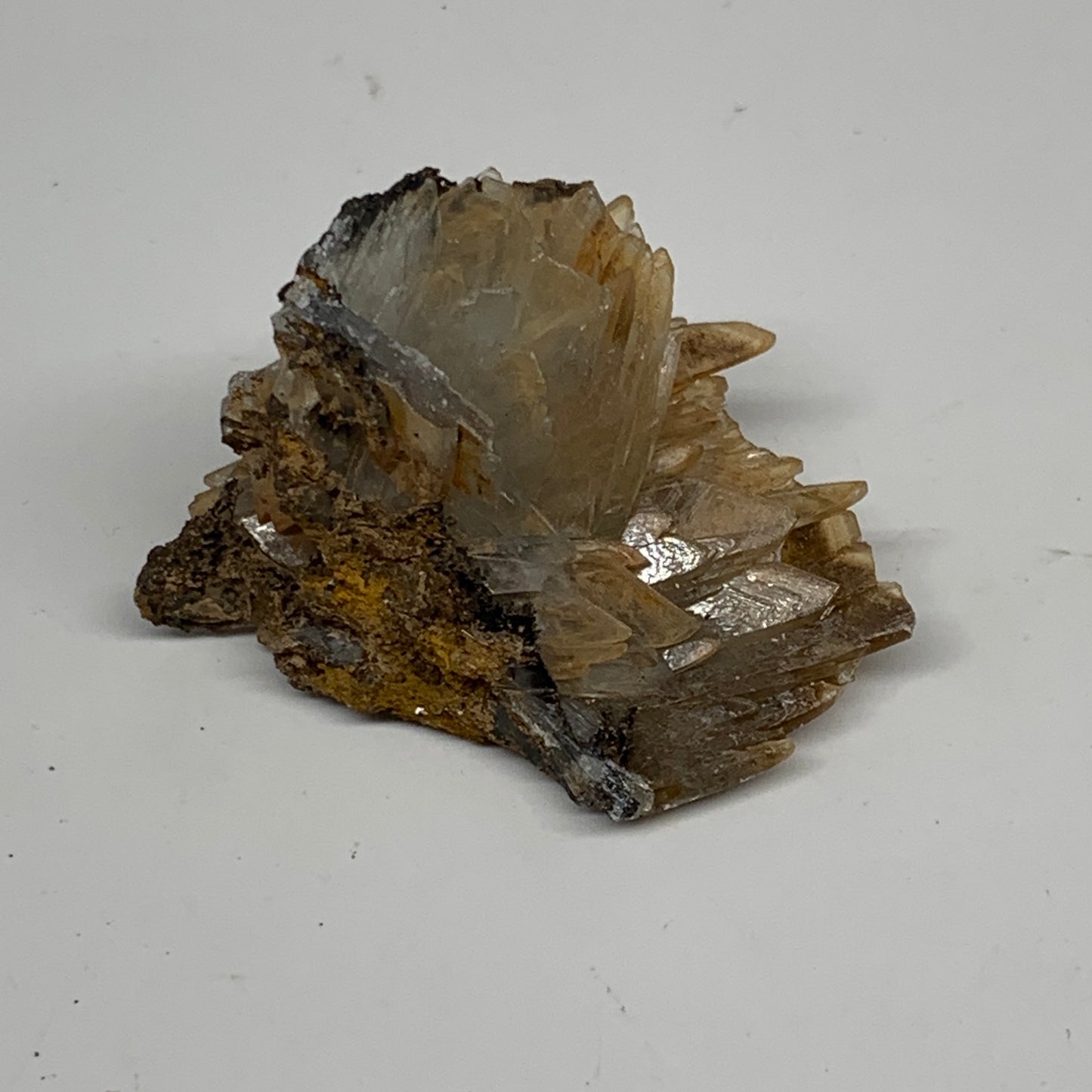 42.7g, 1.9"x1.8"x1.1", Small Blue Barite Mineral Specimen @Morocco, B10795