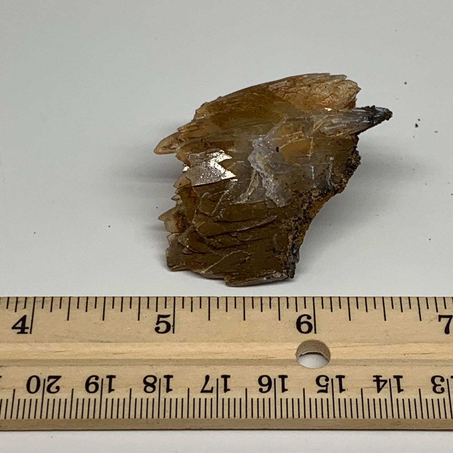 42.7g, 1.9"x1.8"x1.1", Small Blue Barite Mineral Specimen @Morocco, B10795