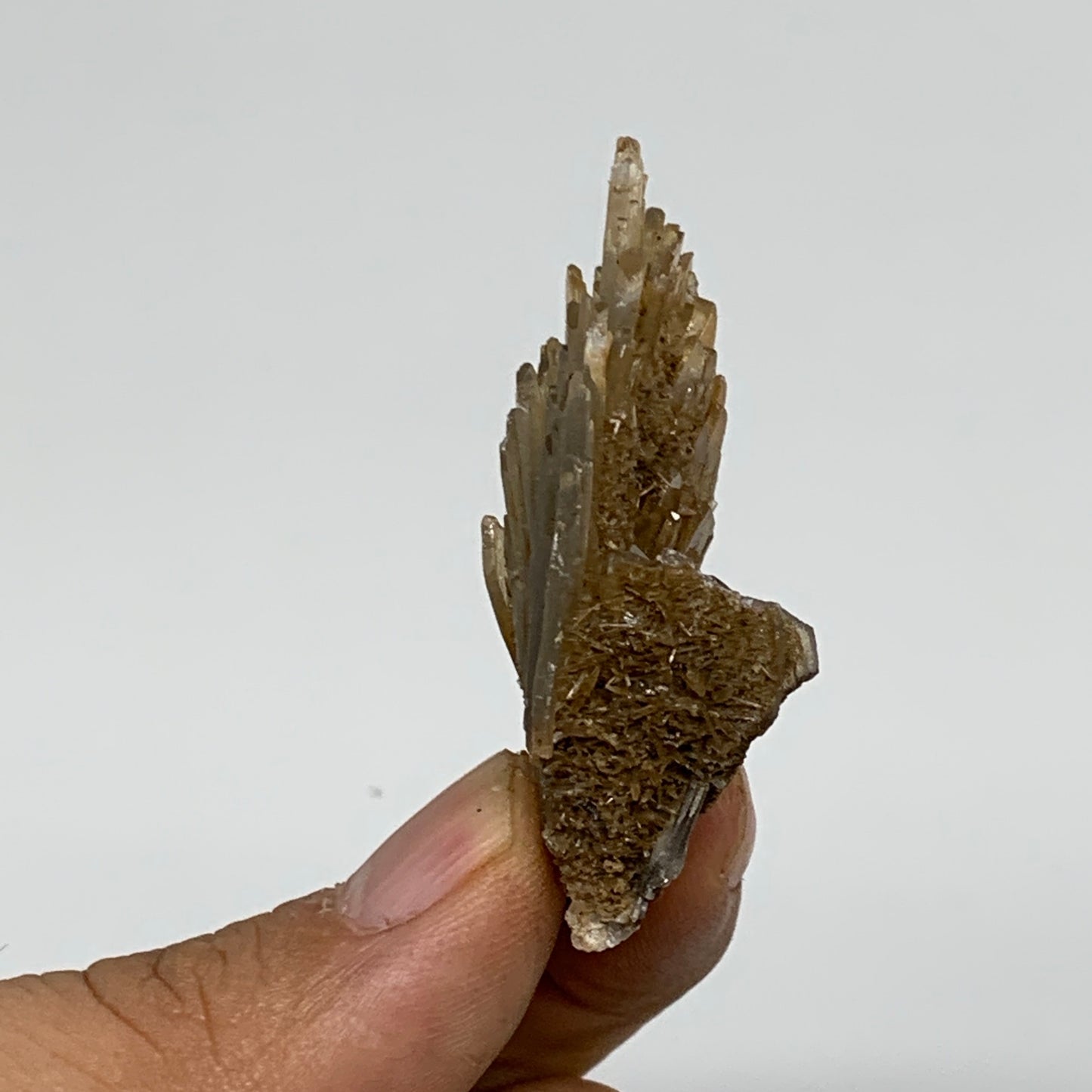 26g, 1.9"x1.3"x0.7", Small Blue Barite Mineral Specimen @Morocco, B10796