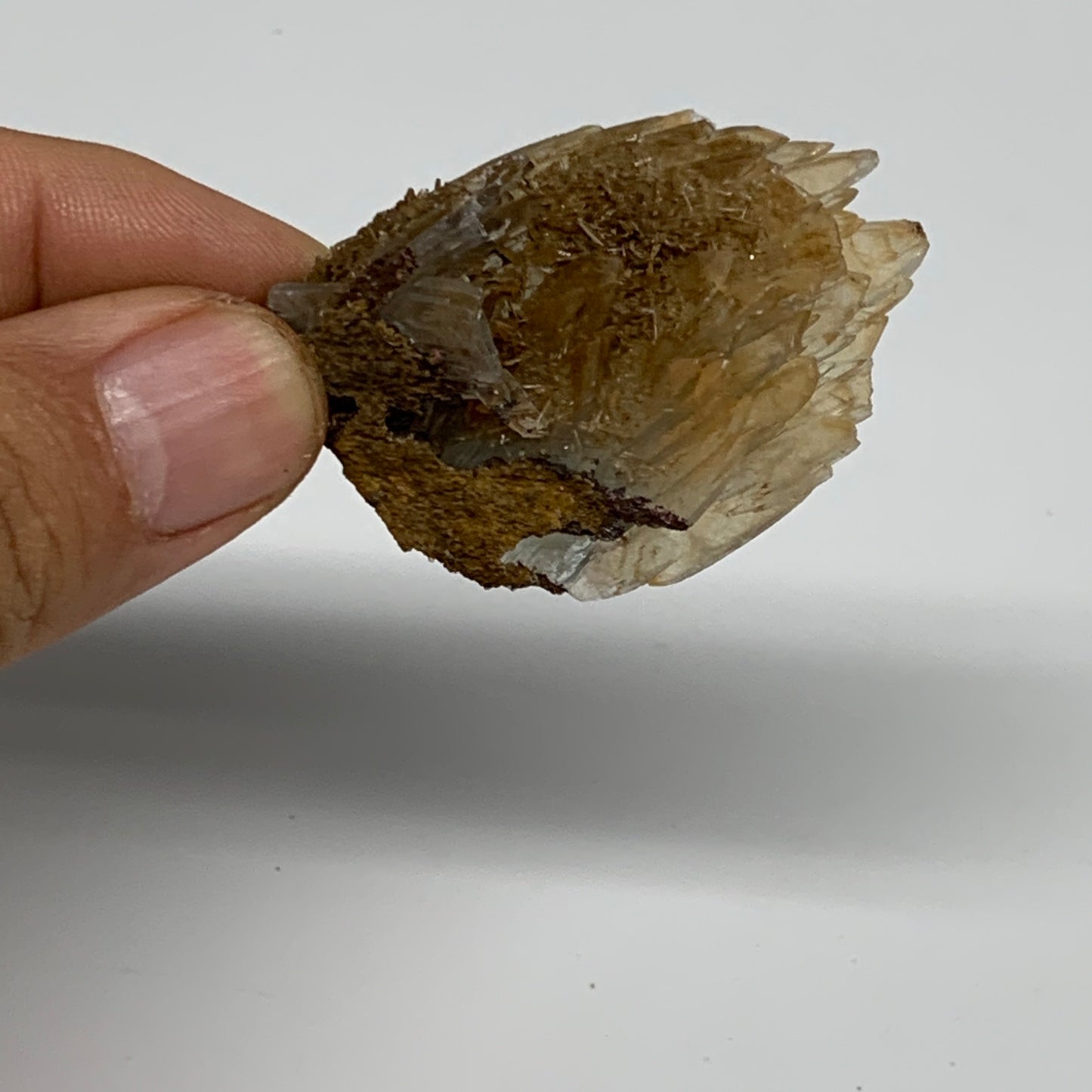 26g, 1.9"x1.3"x0.7", Small Blue Barite Mineral Specimen @Morocco, B10796