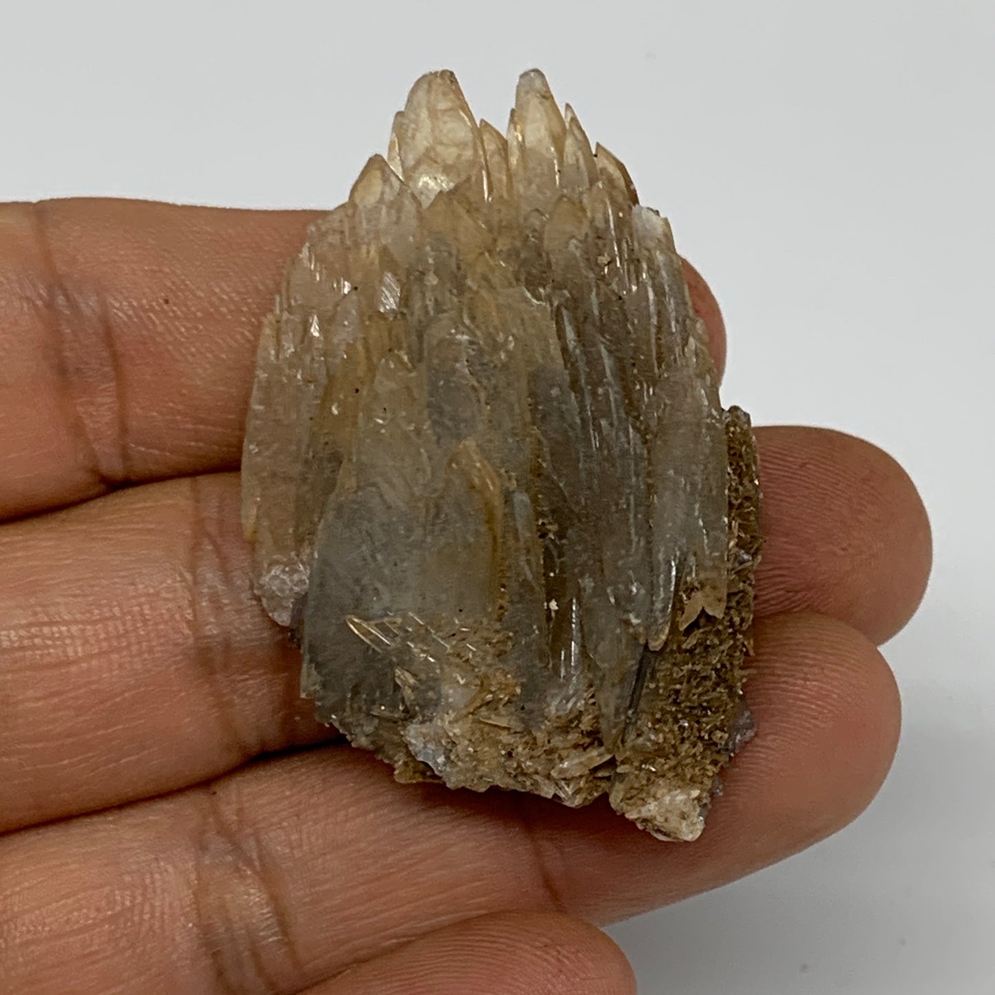 26g, 1.9"x1.3"x0.7", Small Blue Barite Mineral Specimen @Morocco, B10796