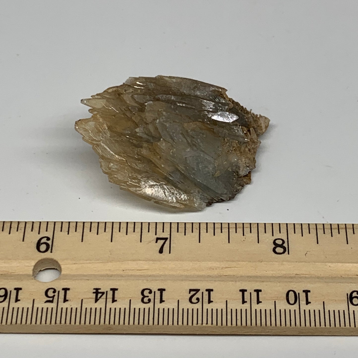 26g, 1.9"x1.3"x0.7", Small Blue Barite Mineral Specimen @Morocco, B10796