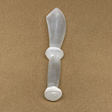 178.9g,8.5"x1.5"x0.8"Natural Selenite Crystal Knife (Satin Spar) @Morocco,B9161