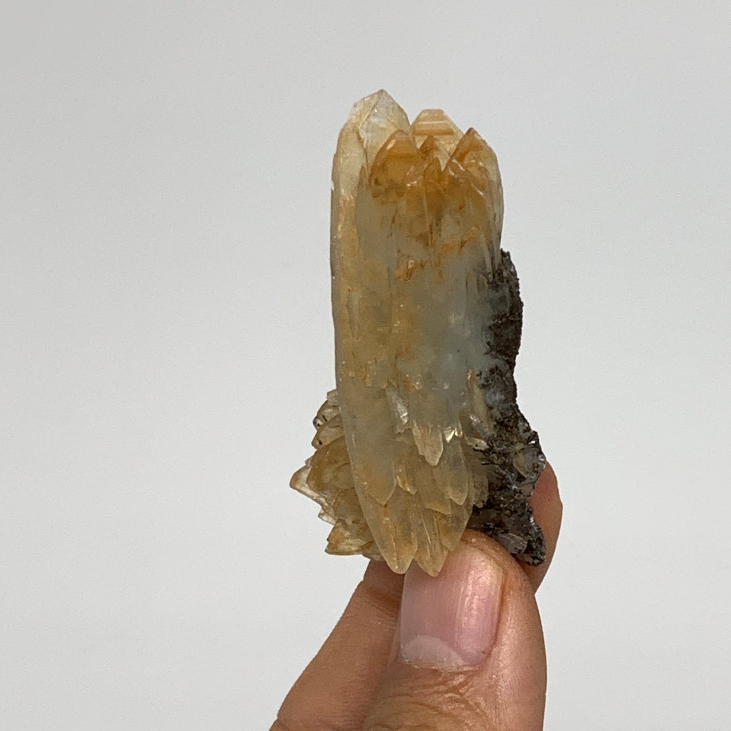 29.2g, 2.1"x1.1"x0.7", Small Blue Barite Mineral Specimen @Morocco, B10798