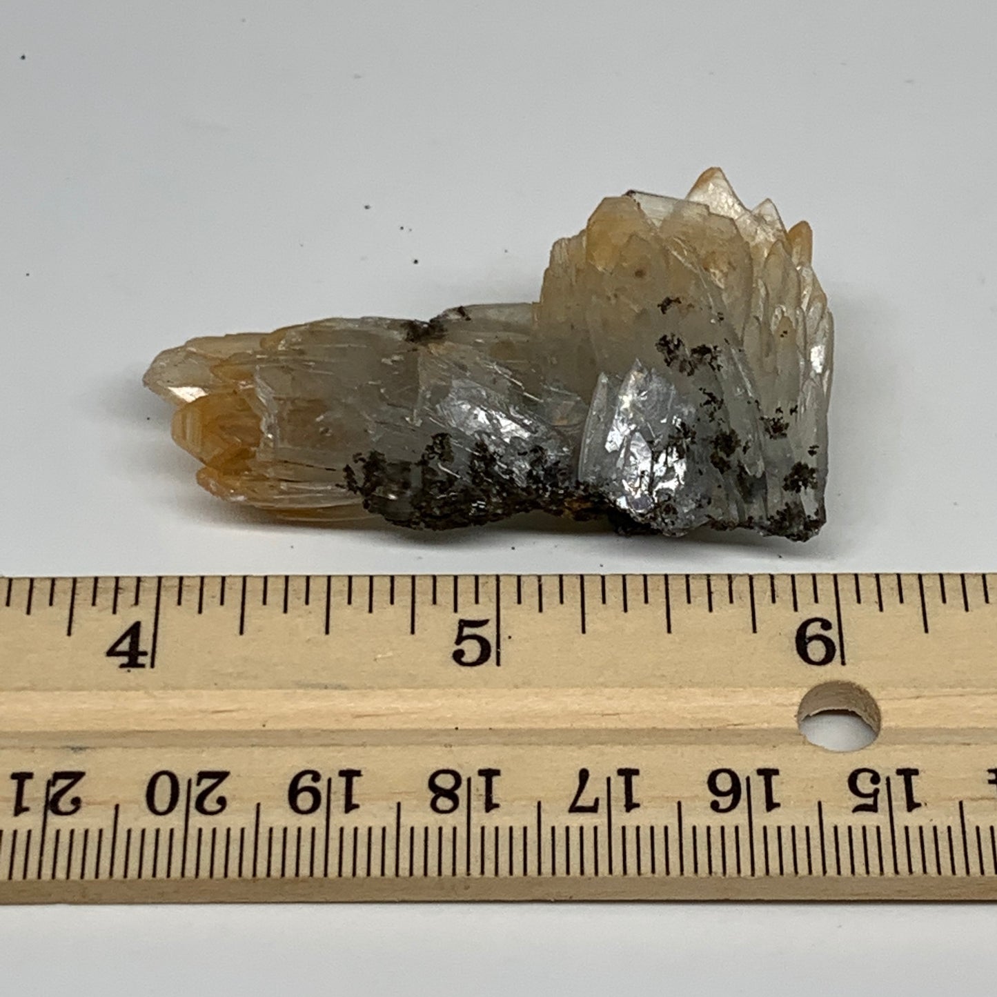 29.2g, 2.1"x1.1"x0.7", Small Blue Barite Mineral Specimen @Morocco, B10798