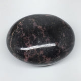262.2g,2.7"x2.3"x1.4"Natural Rhodonite Palm-Stone Polished Reiki Madagascar,B552