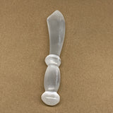 194.3g,8.75"x1.5"x0.9"Natural Selenite Crystal Knife (Satin Spar) @Morocco,B9165