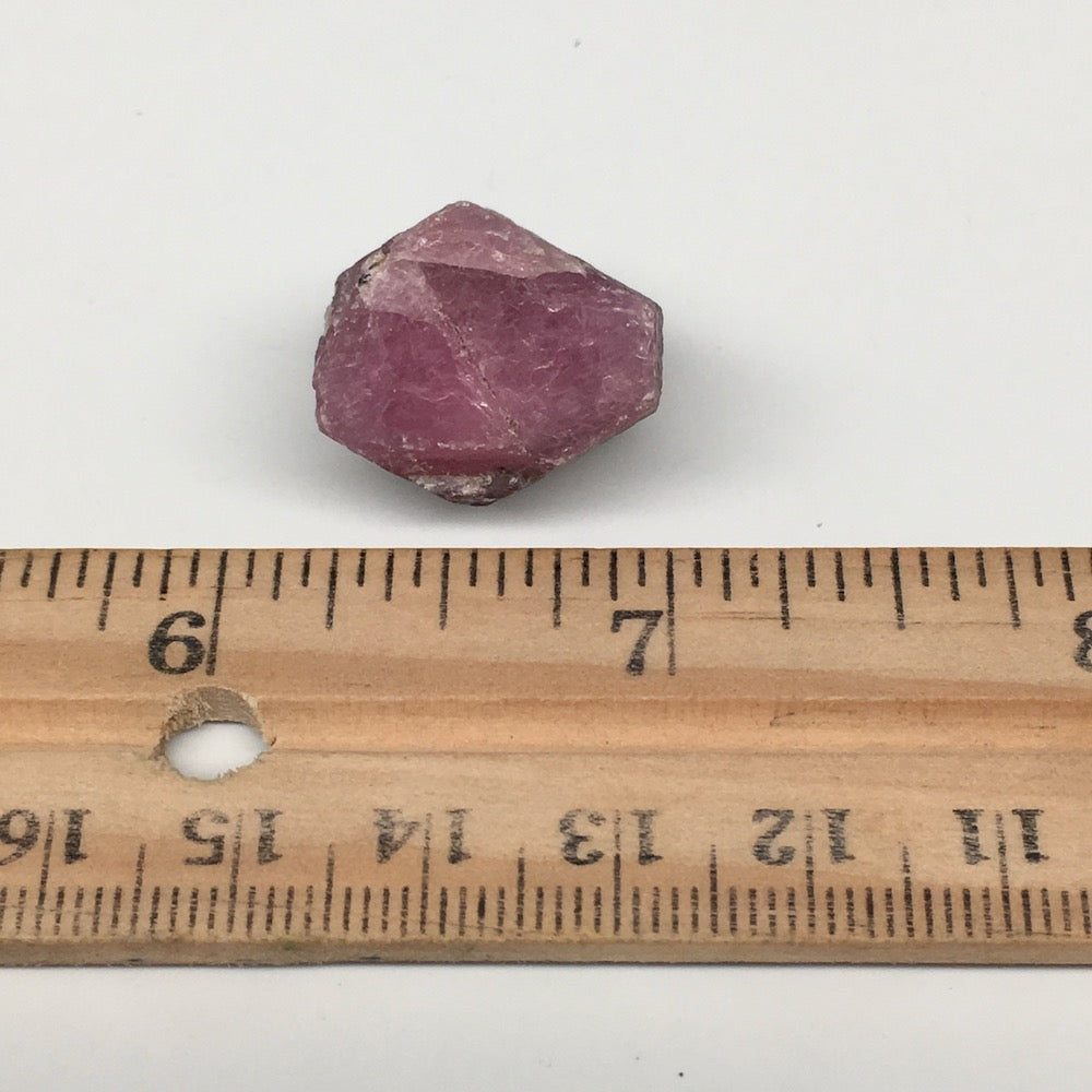 11.8g, 17mm x 19mm, Natural Ruby Crystal Slice Corundum Mineral Specimen, RC45