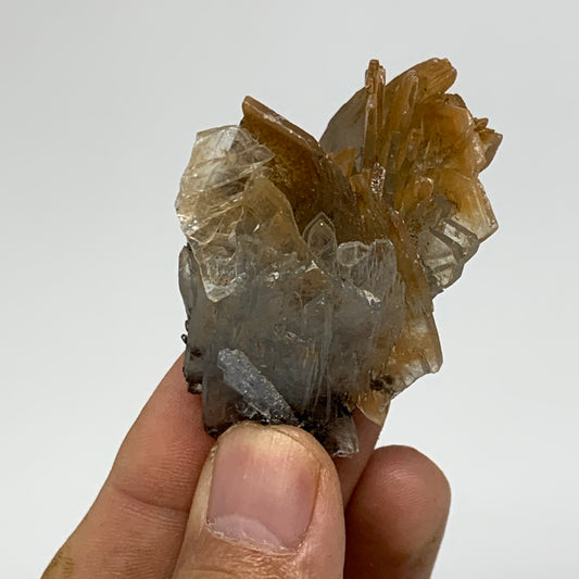 55.5g, 1.9"x1.6"x1.2", Small Blue Barite Mineral Specimen @Morocco, B10807