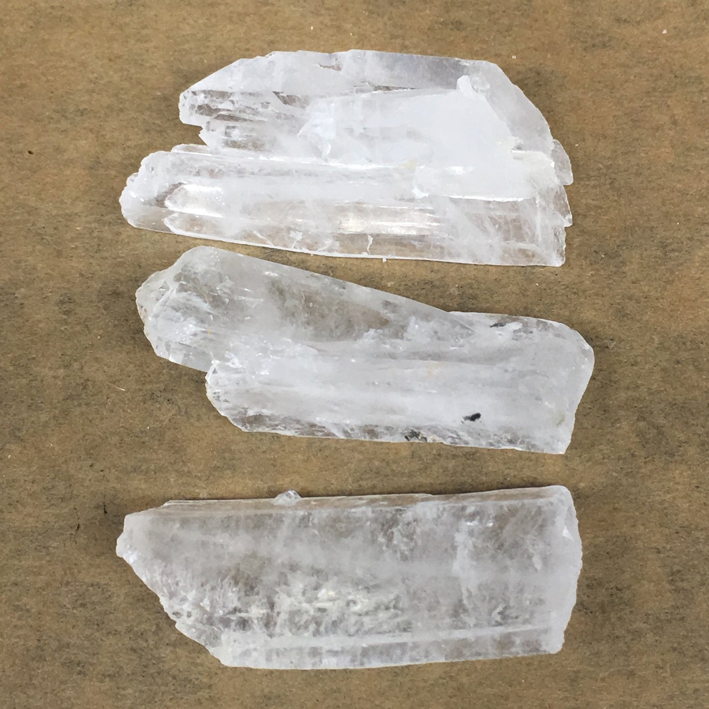 65.2g, 2"-2.1", 2pcs,Faden Quartz Crystal Mineral,Specimen Terminations,FC184