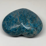 7.1 lbs, 6.25" x 7" x2.9", Natural Large Blue Apatite Heart Reiki Energy, B6327