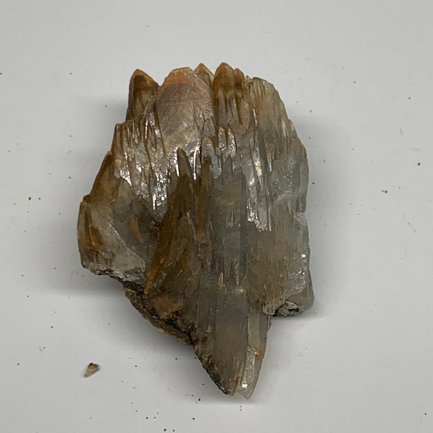 41.3g, 2.3"x1.4"x0.6", Small Blue Barite Mineral Specimen @Morocco, B10814