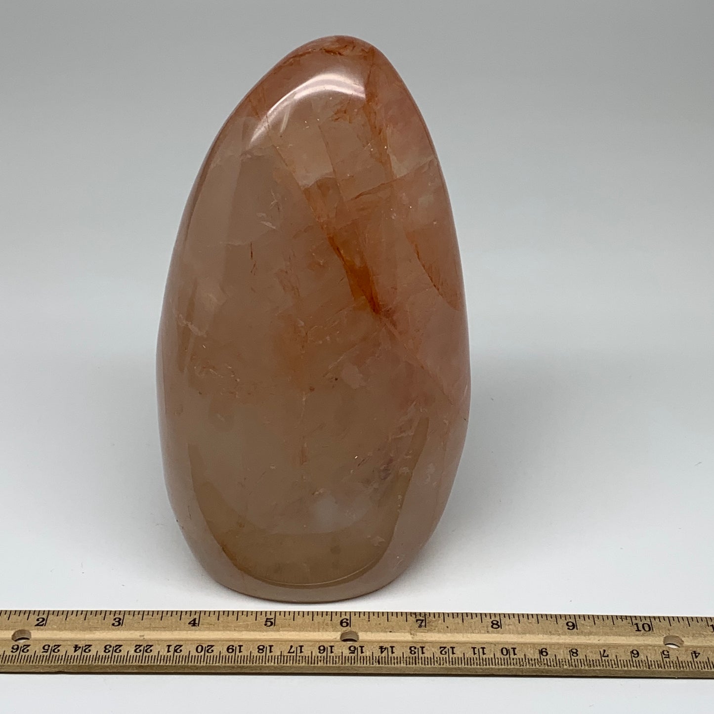 2546g, 7.5"x4.2"x3.5" Red Hematoid Quartz Freeform Crystal Polished, B5509