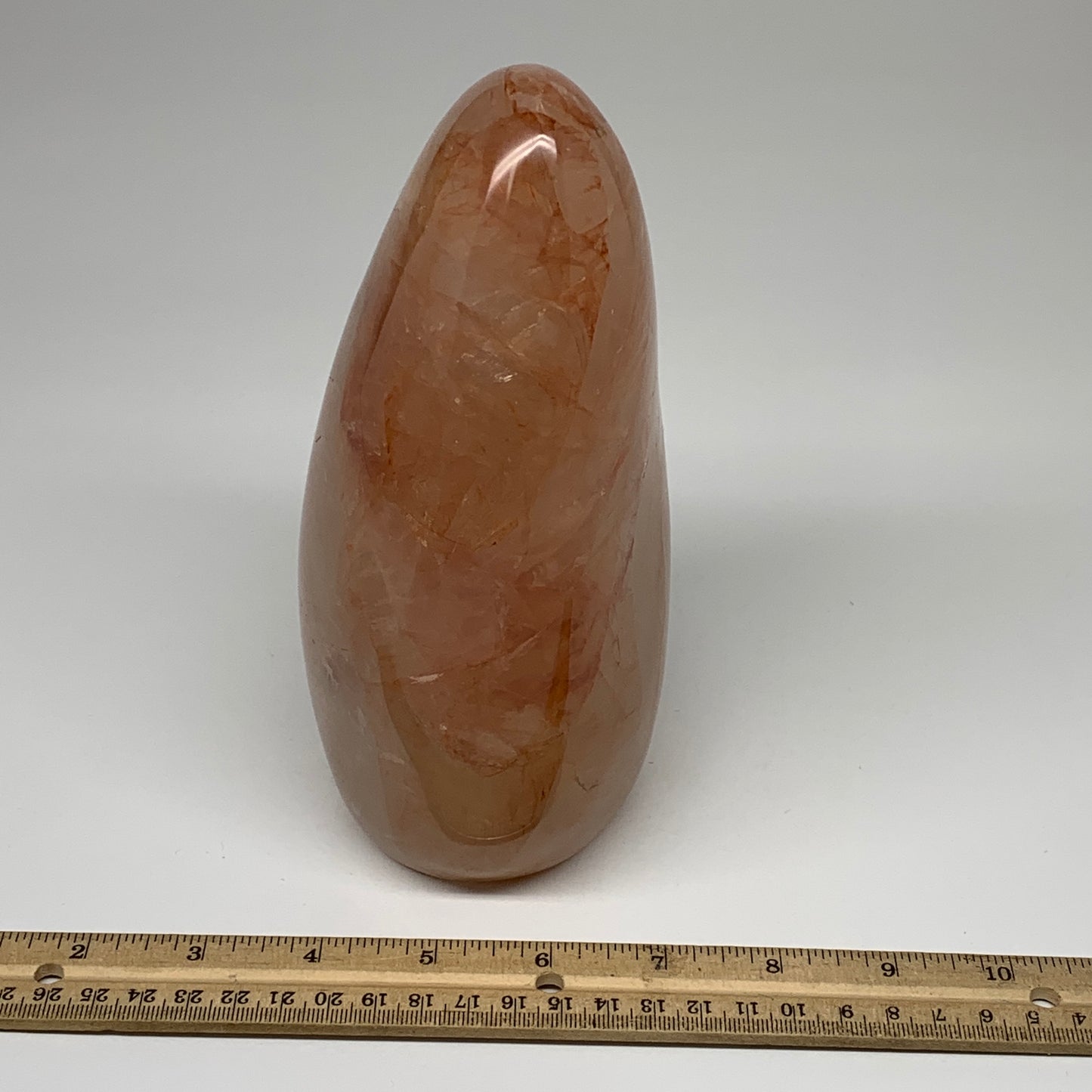 2546g, 7.5"x4.2"x3.5" Red Hematoid Quartz Freeform Crystal Polished, B5509