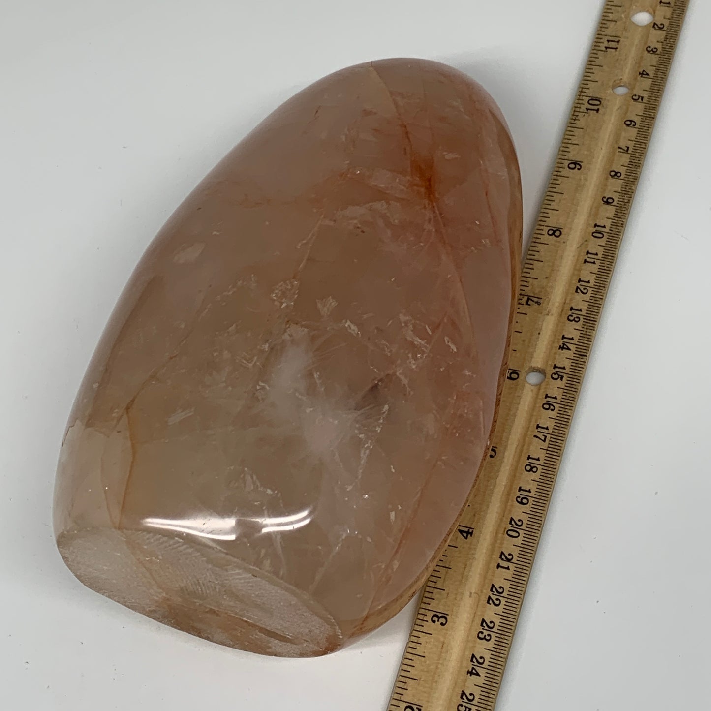 2546g, 7.5"x4.2"x3.5" Red Hematoid Quartz Freeform Crystal Polished, B5509