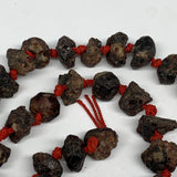 65g, 9-15mm, 38 Beads,Natural Rough Red Garnet Beads Strand Chips Chunk,B13161