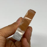 133.1g, 3.7"x2"x0.6", Natural Honey Calcite Cloud Crystal @Pakistan, B25295