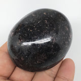 174.6g, 2.3"x1.9"x1.4"Natural Rhodonite Palm-Stone Polished Reiki Madagascar,B57