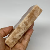 323.5g, 4.5"x2.5"x0.9", Natural Honey Calcite Cloud Crystal @Pakistan, B25298