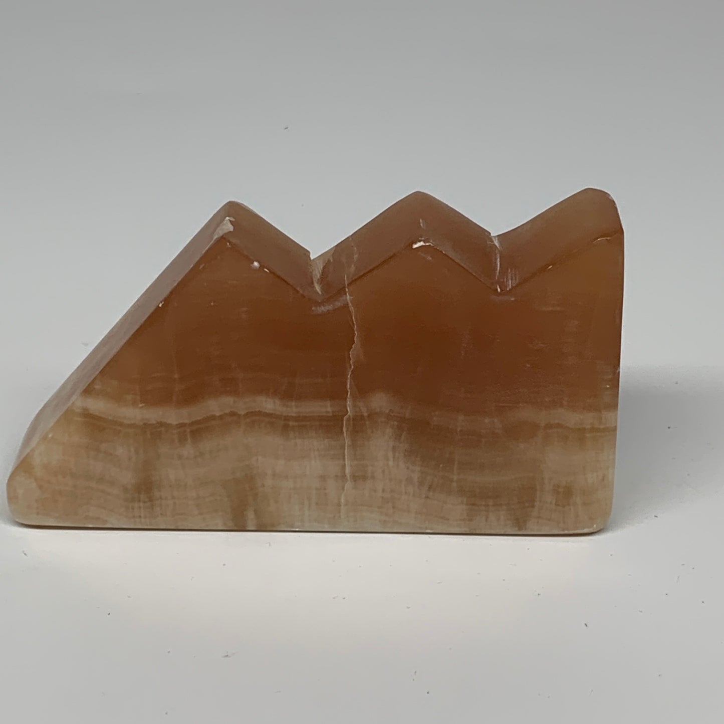 323.5g, 4.5"x2.5"x0.9", Natural Honey Calcite Cloud Crystal @Pakistan, B25298