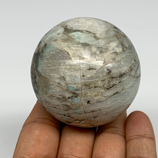 225g, 2.2" Amazonite Sphere Ball Gemstone from Madagascar, B15804