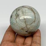 225g, 2.2" Amazonite Sphere Ball Gemstone from Madagascar, B15804