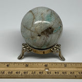 225g, 2.2" Amazonite Sphere Ball Gemstone from Madagascar, B15804
