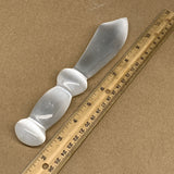 176.7g,8"x1.4"x0.8"Natural Selenite Crystal Knife (Satin Spar) @Morocco,B9182