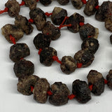 149.4g, 13-19mm, 31 Beads,Natural Rough Red Garnet Beads Strand Chips Chunk,B131