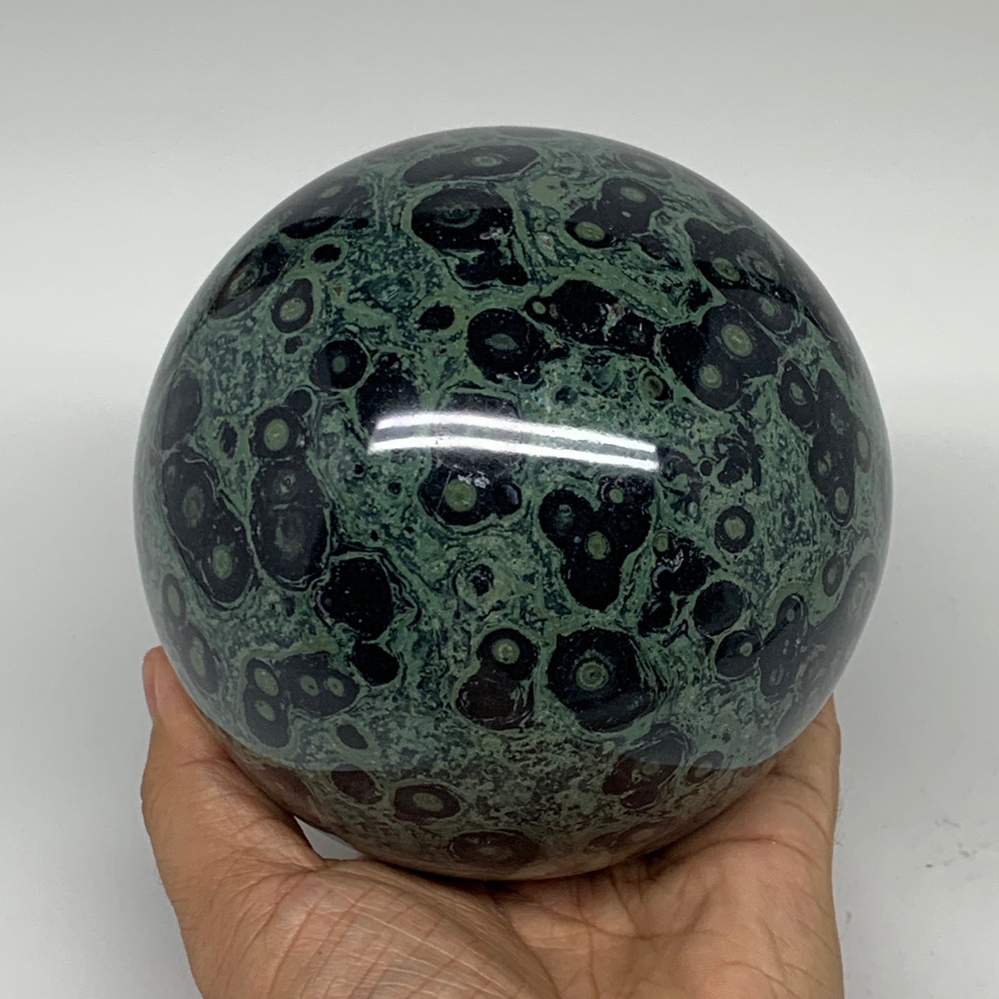 2082g, 4.3"Natural Kambaba Jasper Sphere Ball Reiki Collection @Madagascar,B6344