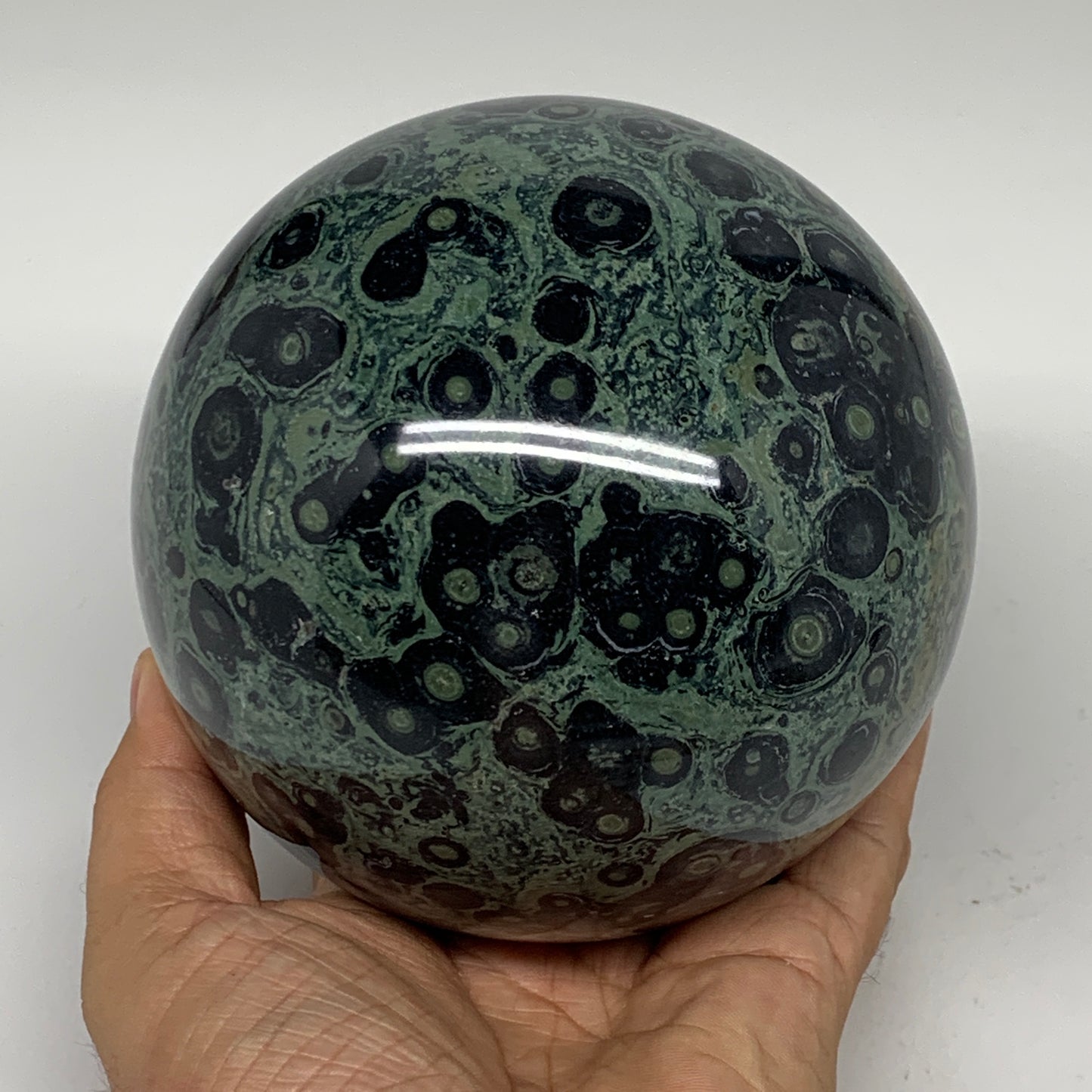 2082g, 4.3"Natural Kambaba Jasper Sphere Ball Reiki Collection @Madagascar,B6344