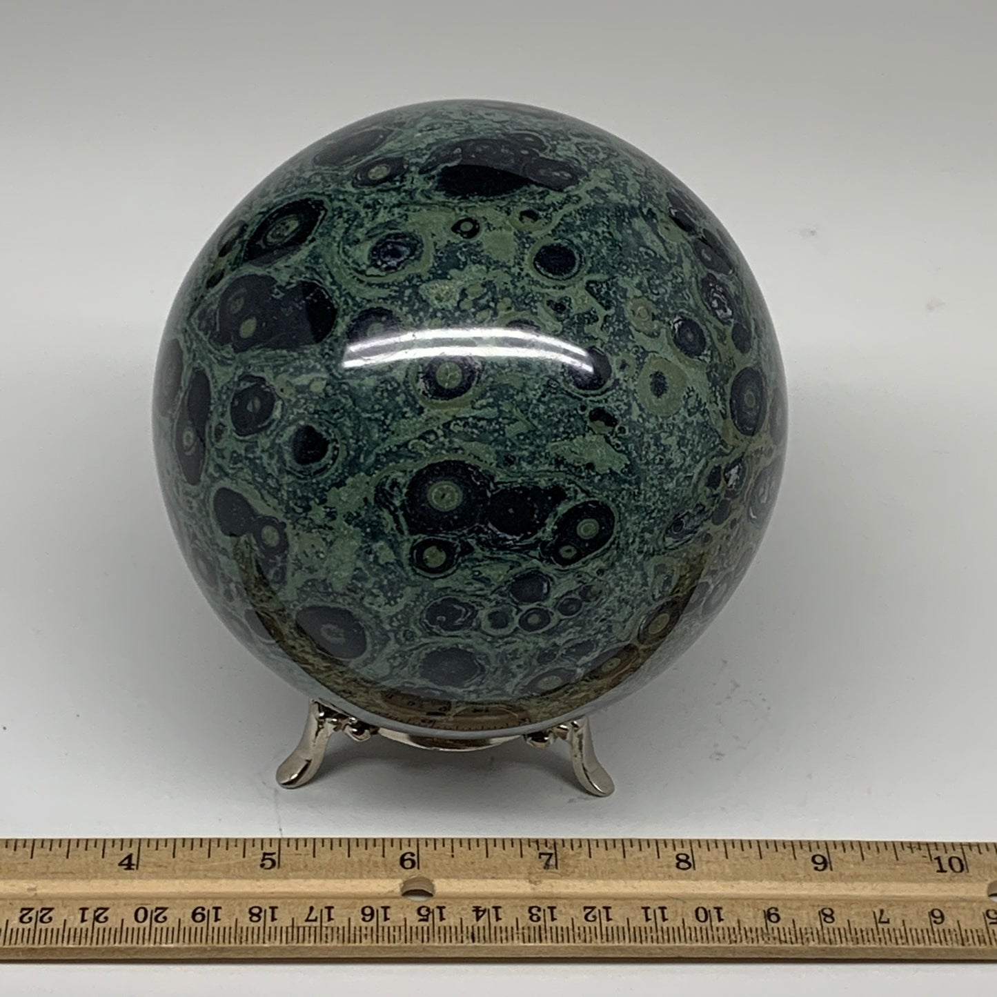 2082g, 4.3"Natural Kambaba Jasper Sphere Ball Reiki Collection @Madagascar,B6344