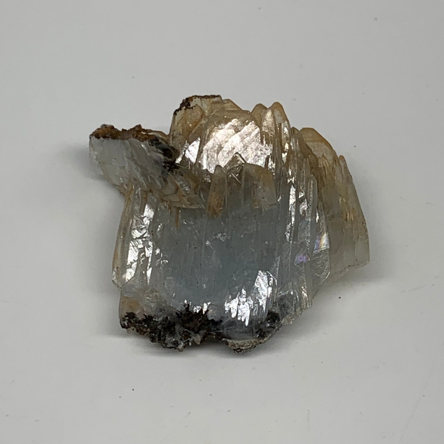 49.5g, 1.7"x1.7"x0.9", Small Blue Barite Mineral Specimen @Morocco, B10826