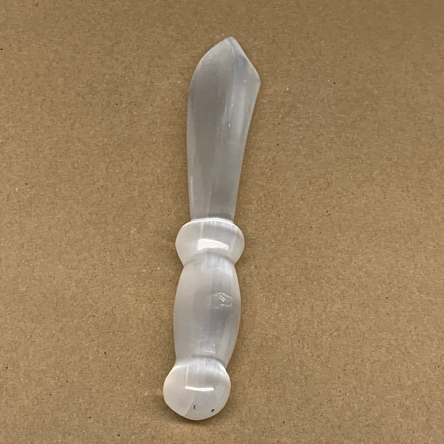 187.2g,8.5"x1.3"x0.9"Natural Selenite Crystal Knife (Satin Spar) @Morocco,B9186