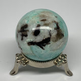 195.4g, 2.1" Amazonite Sphere Ball Gemstone from Madagascar, B15810
