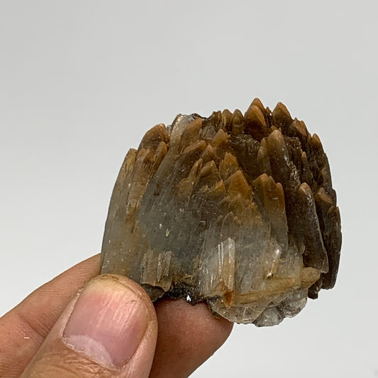 55.8g, 1.7"x1.9"x1", Small Blue Barite Mineral Specimen @Morocco, B10827