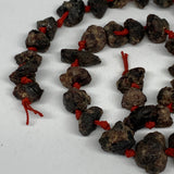 94.2g, 11-19mm, 36 Beads,Natural Rough Red Garnet Beads Strand Chips Chunk,B1317