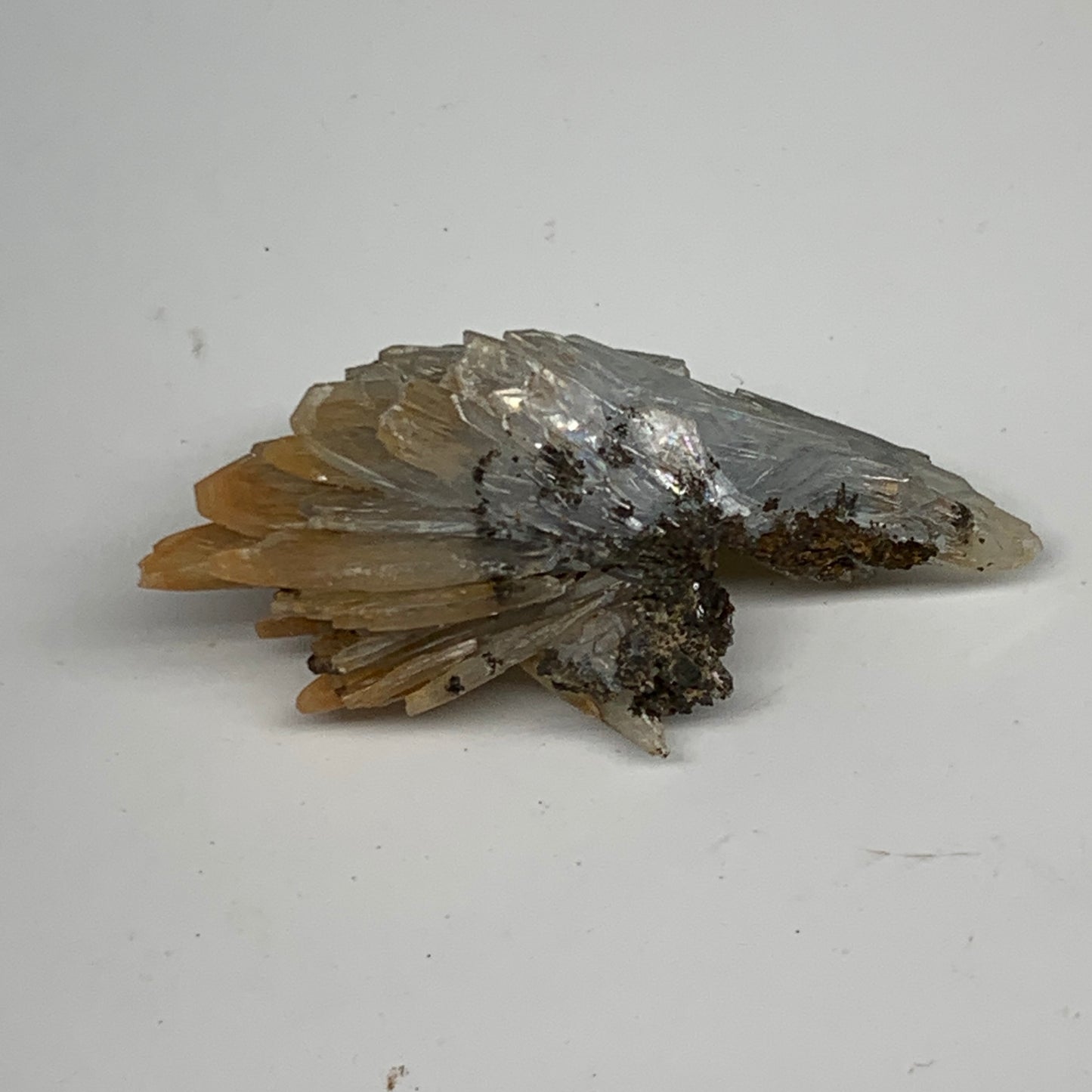 43.1g, 2.5"x1.2"x0.9", Small Blue Barite Mineral Specimen @Morocco, B10828