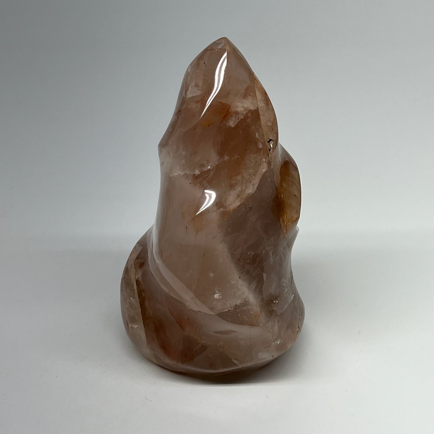 1215g,6"x3.7"x3.1" Red Hematoid Quartz Flame Crystal @Madagascar, B19554