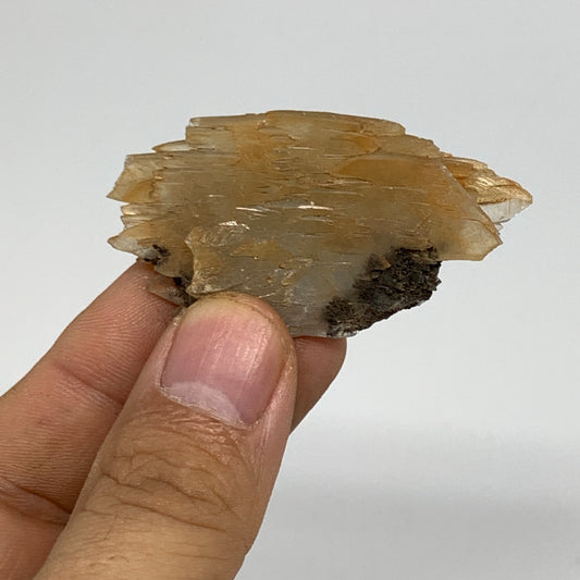 28.3g, 2"x1.1"x0.5", Small Blue Barite Mineral Specimen @Morocco, B10830