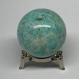 107.2g, 1.7" Small Amazonite Sphere Ball Gemstone from Madagascar, B15816