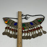 240g, 12"x5"Kuchi Choker Necklace Multi-Color Tribal Gypsy Bohemian,B14082
