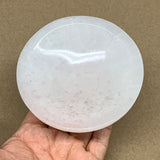 4pcs, 1166g, 3.9"-4" Natural Round Selenite Bowls Crystals from Morocco, B9192
