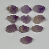 59g,0.6"-1",10pcs, Natural Amethyst Crystal Rough Mineral Specimens, B11705