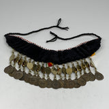 245g, 12"x5"Kuchi Choker Necklace Multi-Color Tribal Gypsy Bohemian,B14086