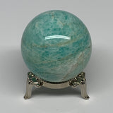113.7g, 1.7" Small Amazonite Sphere Ball Gemstone from Madagascar, B15825