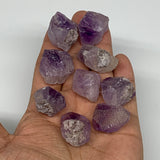 91.5g,0.7"-1.2", 9pcs, Natural Amethyst Crystal Rough Mineral Specimens, B11709