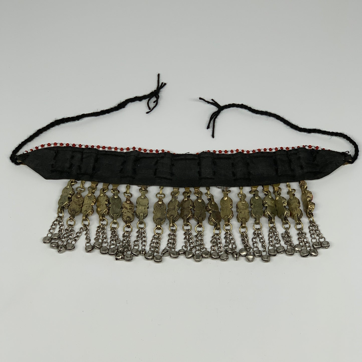 300g, 12"x4.25"Kuchi Choker Necklace Multi-Color Tribal Gypsy Bohemian,B14093