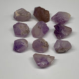 104.4g,0.9"-1.3", 10pcs, Natural Amethyst Crystal Rough Mineral Specimens, B1171